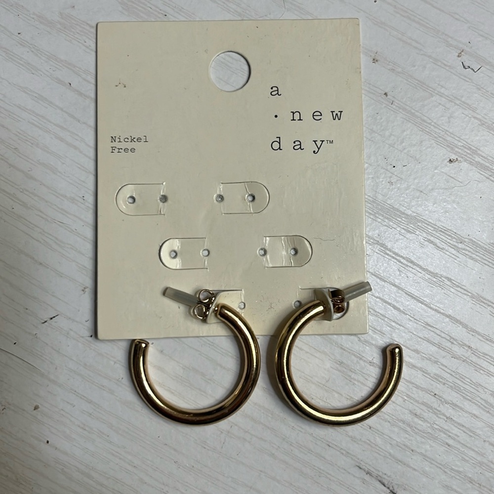 Gold Hoop Earrings